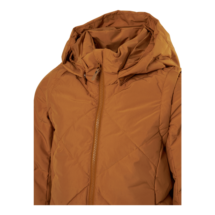 Down jacket Paahto Golden brown