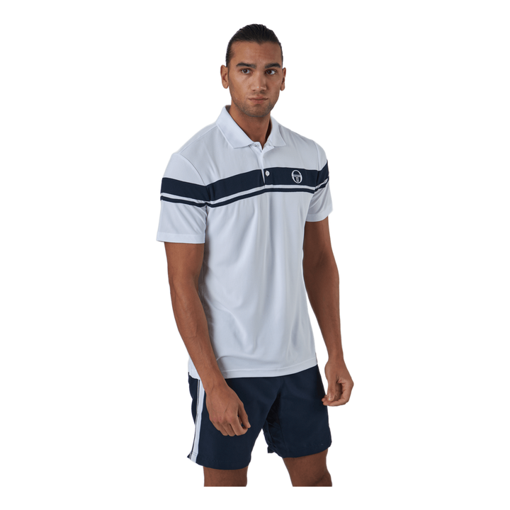 Young Line Pro Polo White/navy