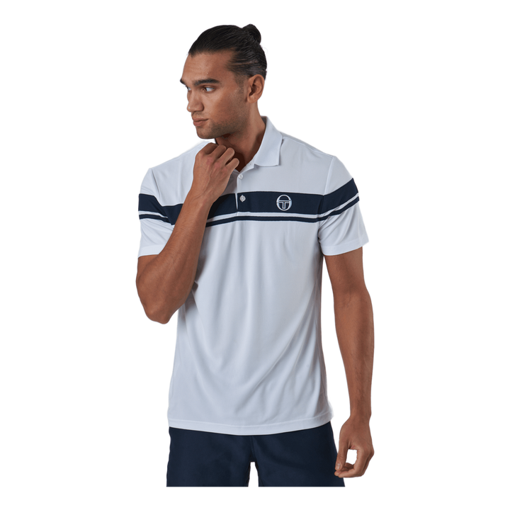 Young Line Pro Polo White/navy