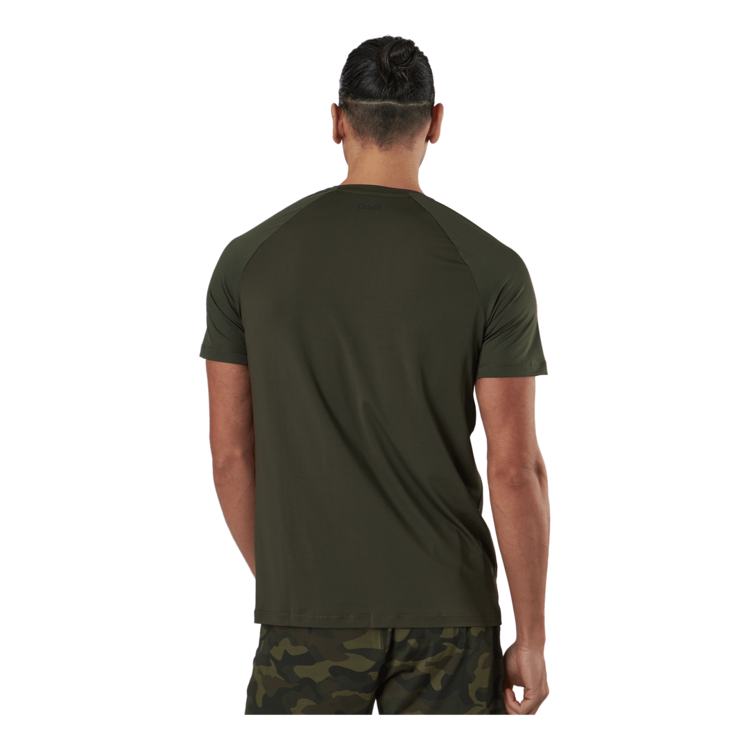 M Structured Tee Forest Green