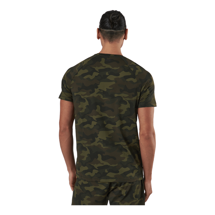 M Printed Tee Action Green