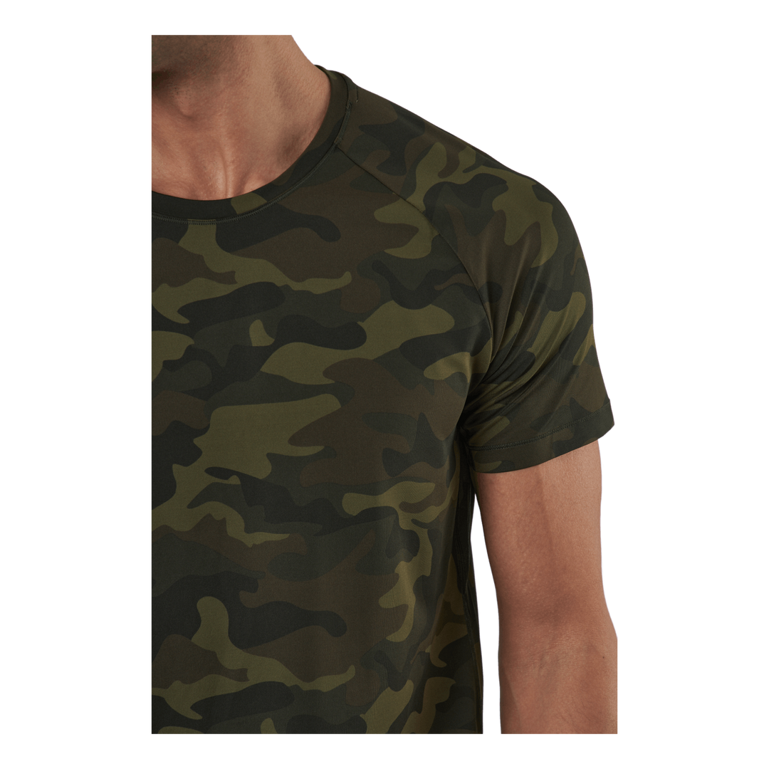 M Printed Tee Action Green
