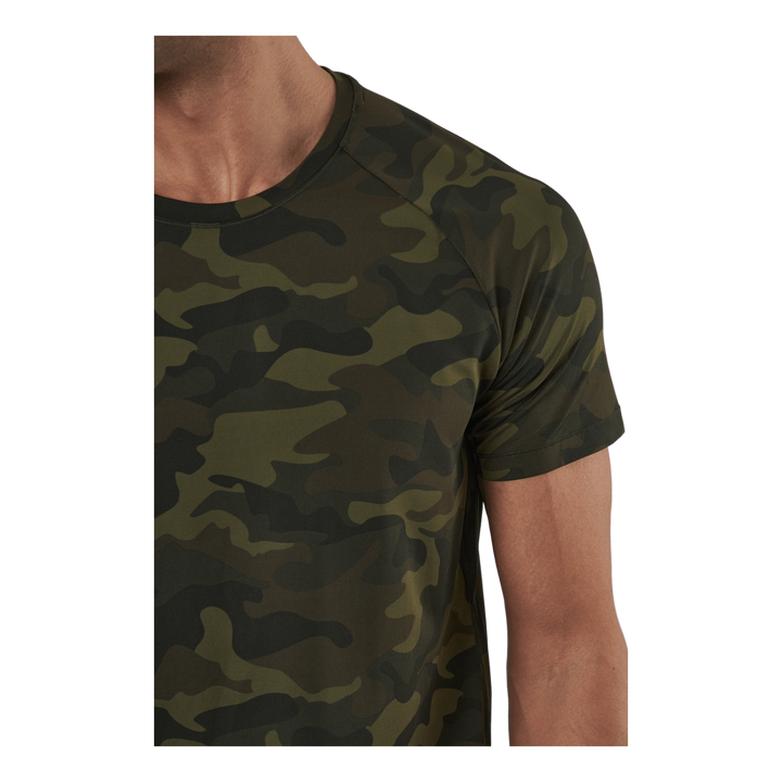M Printed Tee Action Green