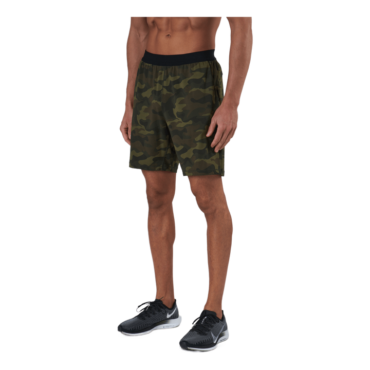 M Printed Elastic Shorts Action Green