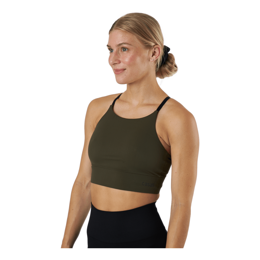 Sculpture Intense Sports Bra Forest Green