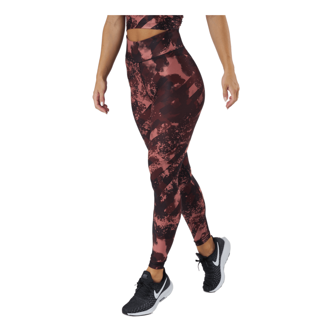 Printed Sport Tights Boost Red