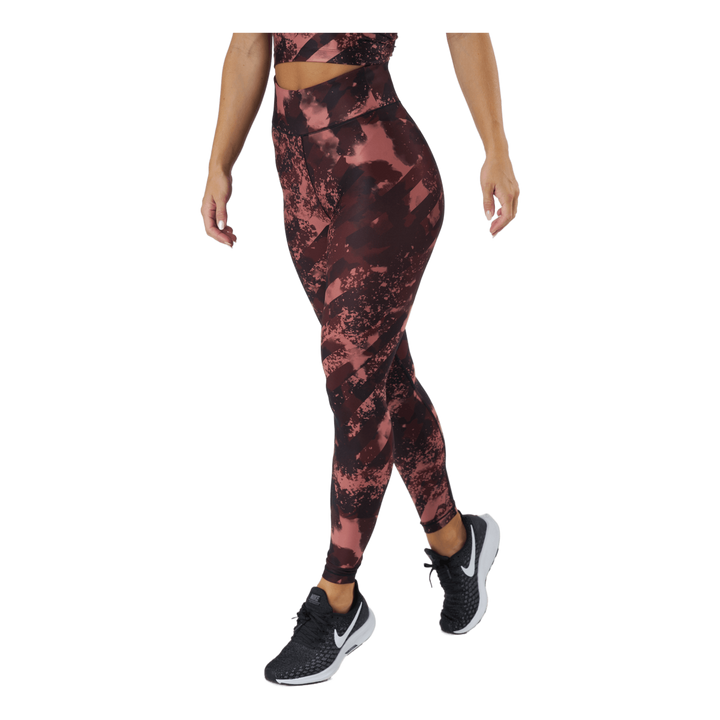 Printed Sport Tights Boost Red