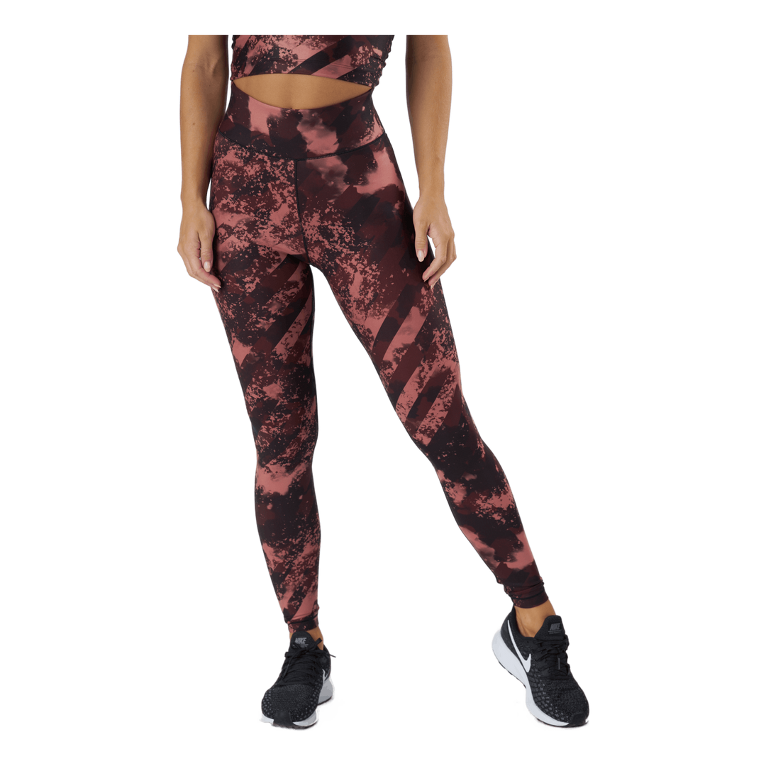 Printed Sport Tights Boost Red