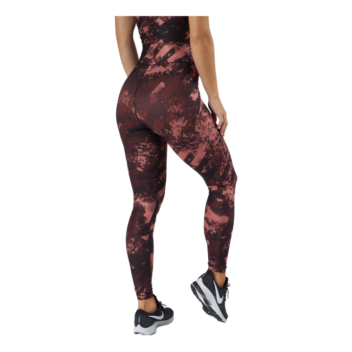 Printed Sport Tights Boost Red