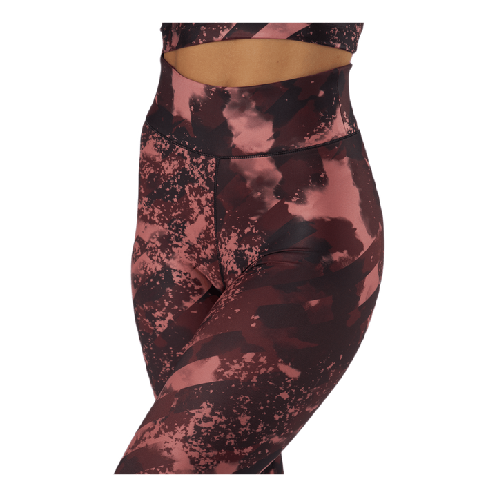 Printed Sport Tights Boost Red