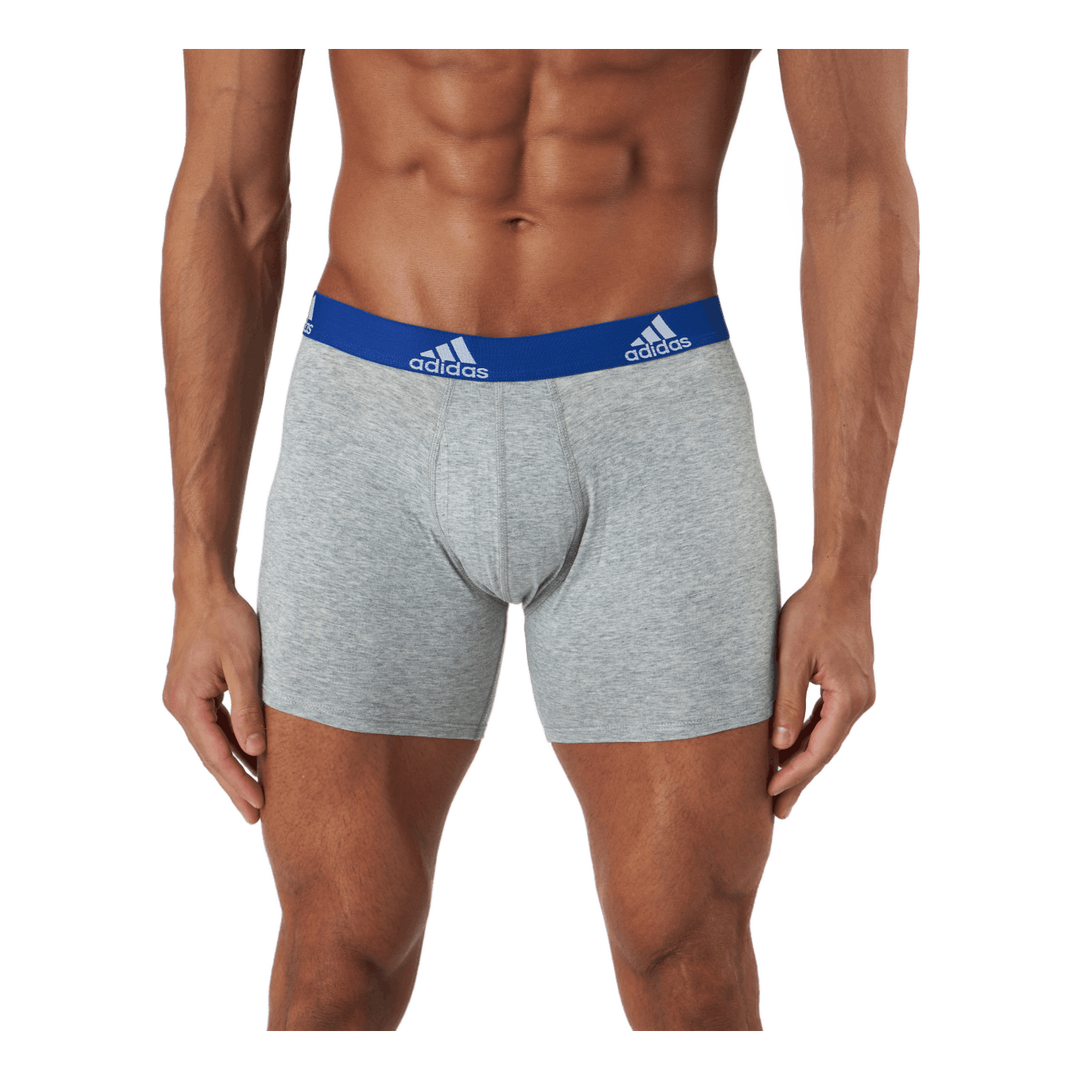 Bos Brief 3Pp Black / Medium Grey Heather / Crew Navy