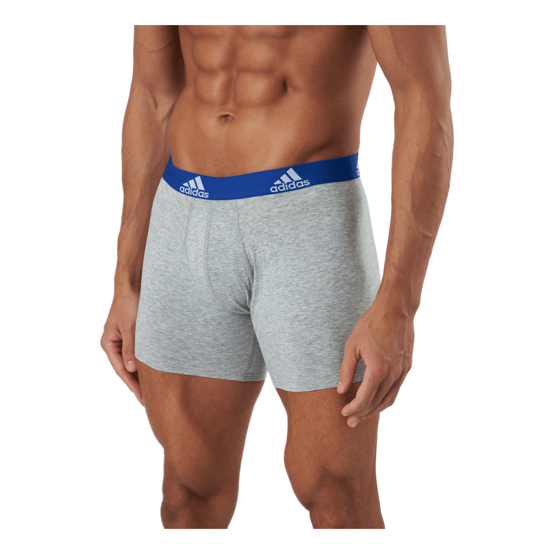 Bos Brief 3Pp Black / Medium Grey Heather / Crew Navy