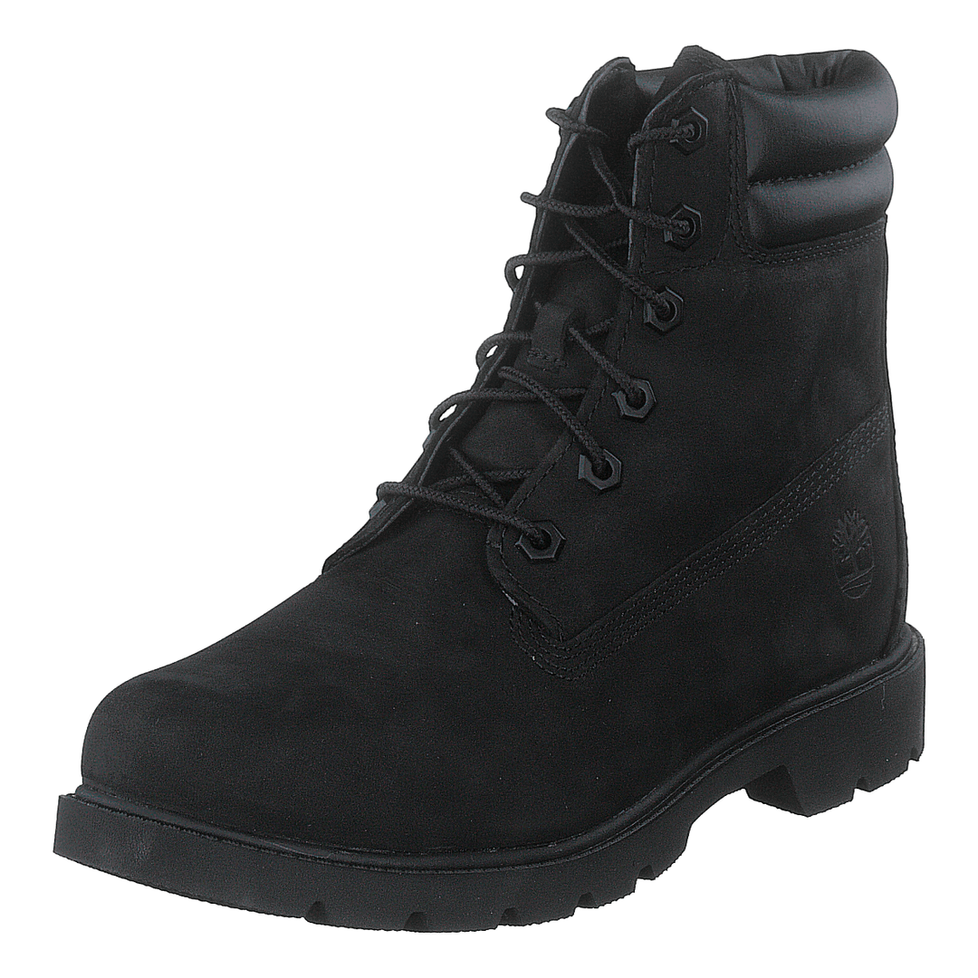 Linden Woods 6in Double Collar Jet Black