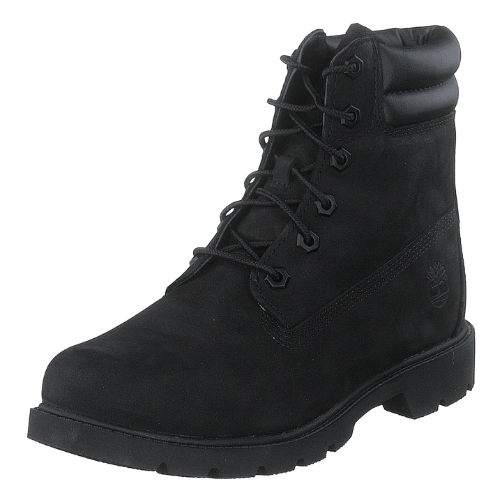 Linden Woods 6in Double Collar Jet Black