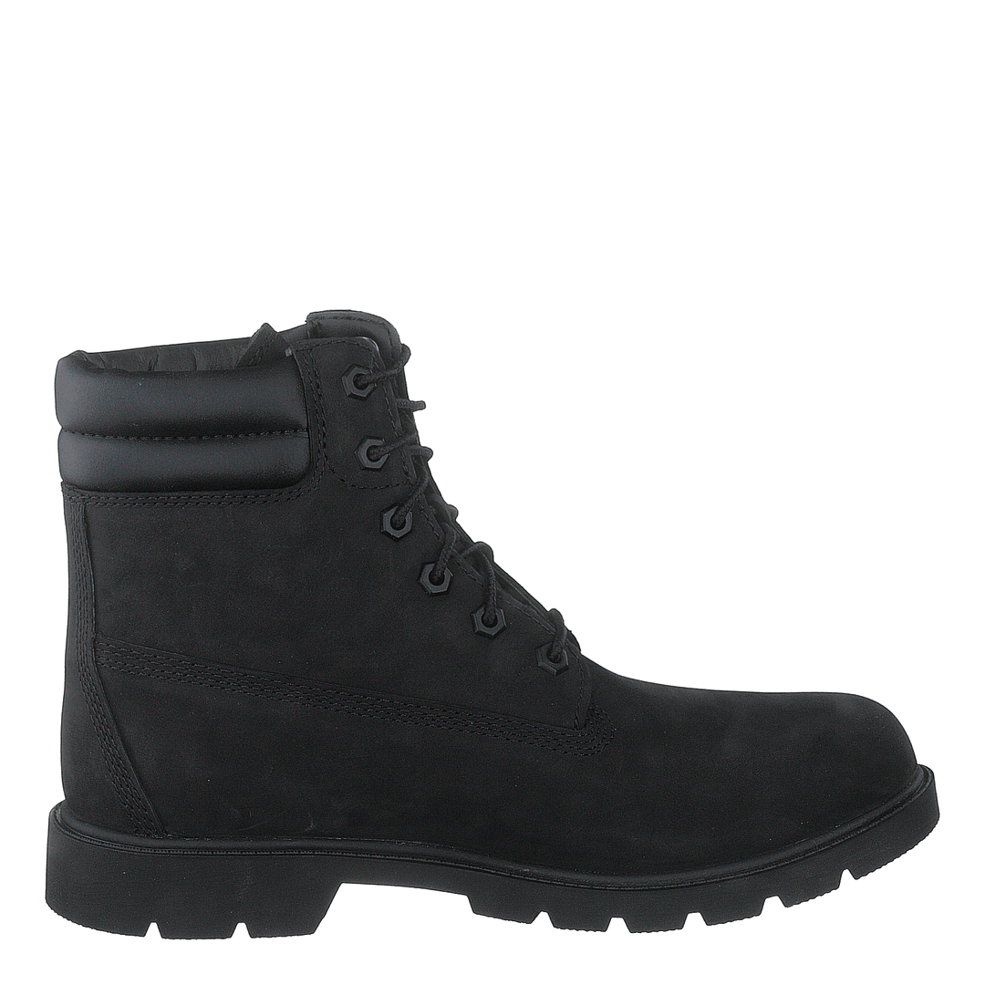 Linden Woods 6in Double Collar Jet Black