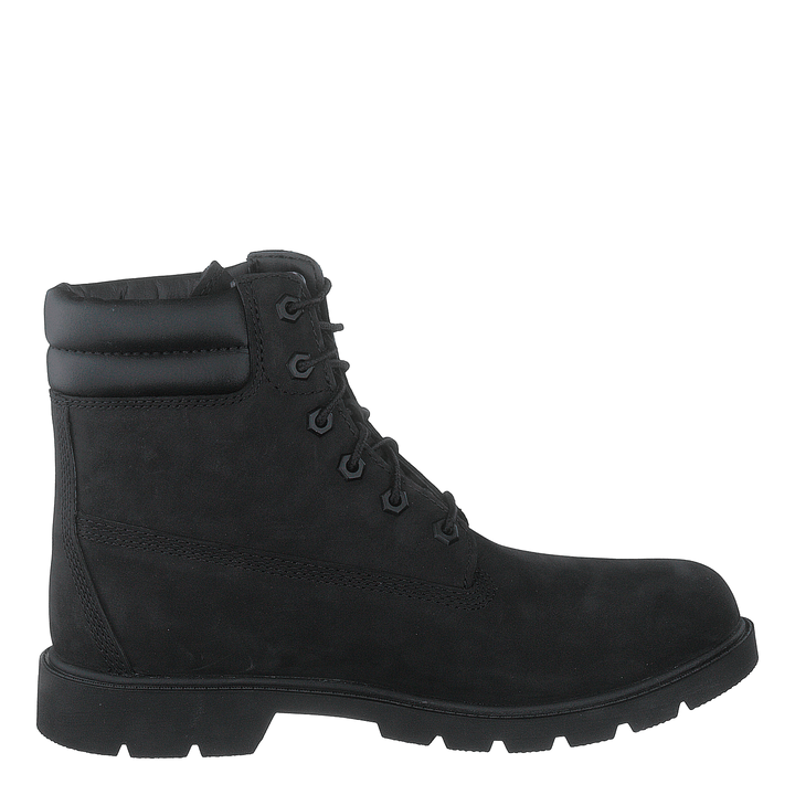 Linden Woods 6in Double Collar Jet Black