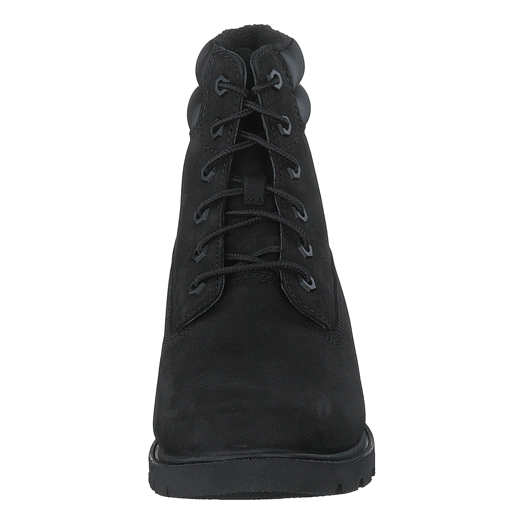Linden Woods 6in Faux Fur Line Jet Black