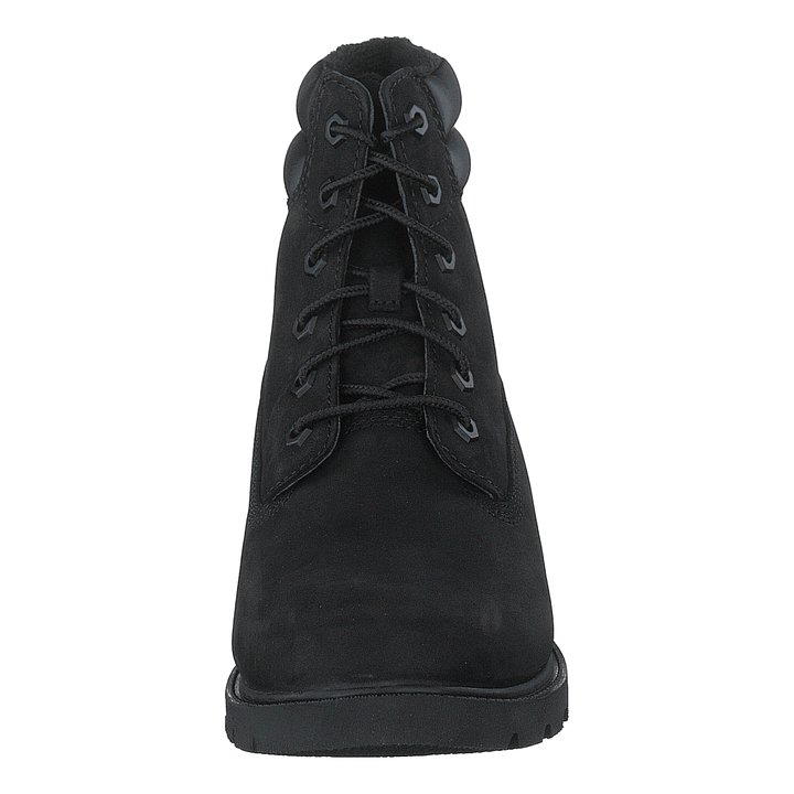 Linden Woods 6in Faux Fur Line Jet Black