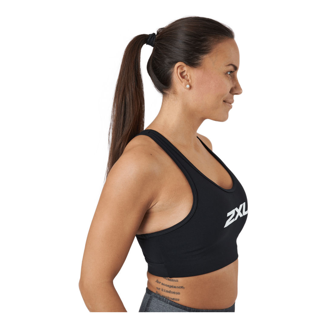 Motion Racerback Crop Black/white