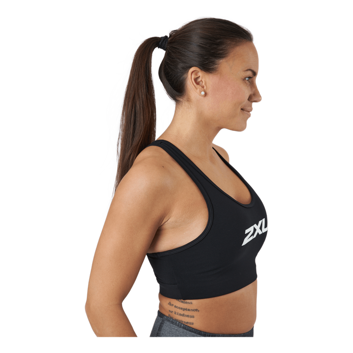 Motion Racerback Crop Black/white