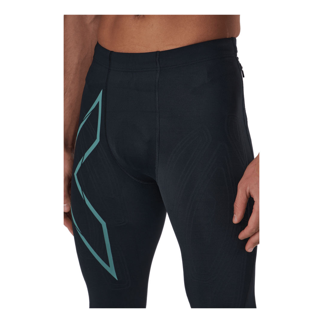 Light Speed Compression Tight Black/silver Sage Reflective