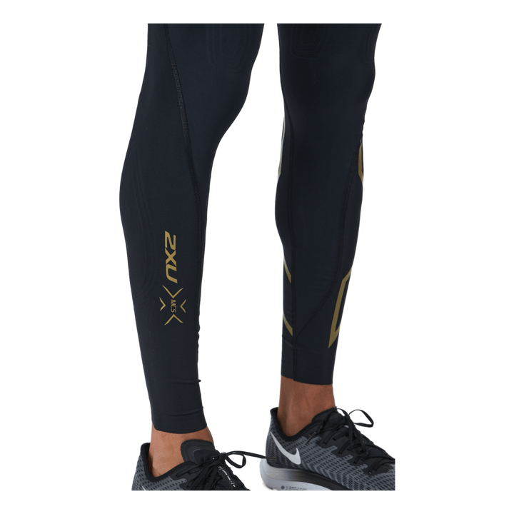 Force Compression Tights Black/gold