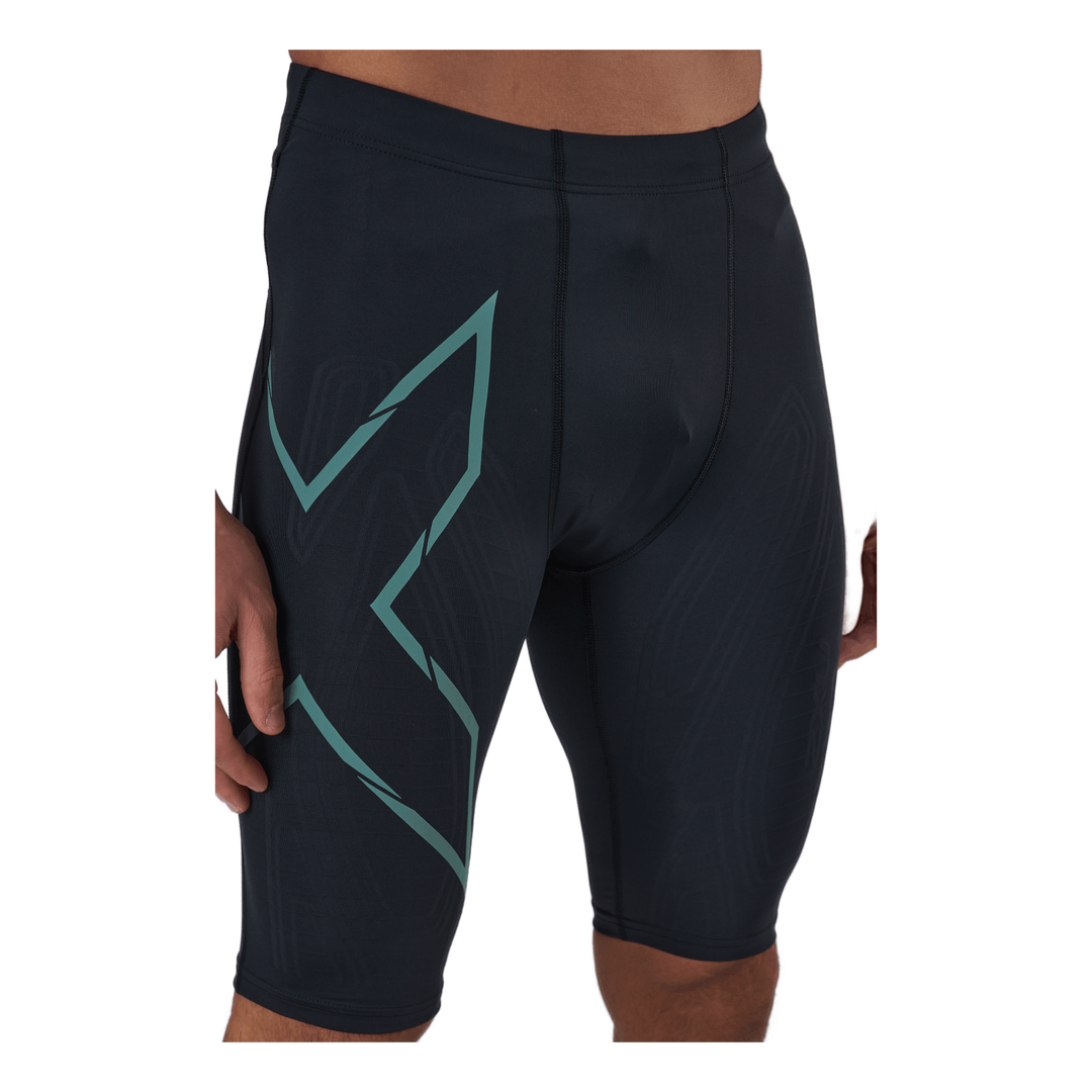 Light Speed Compression Short Black/silver Sage Reflective