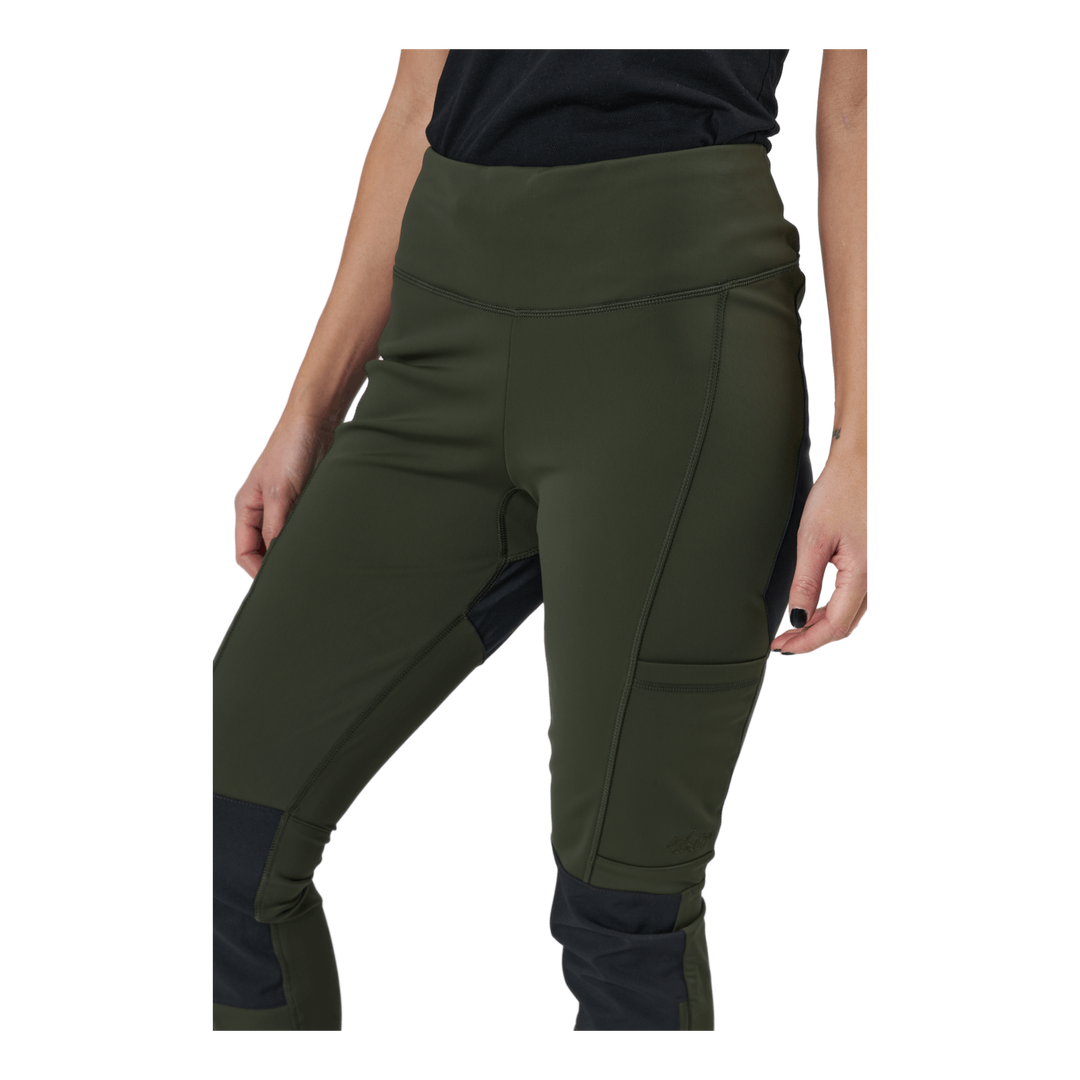 Stina Tights Dark Olive