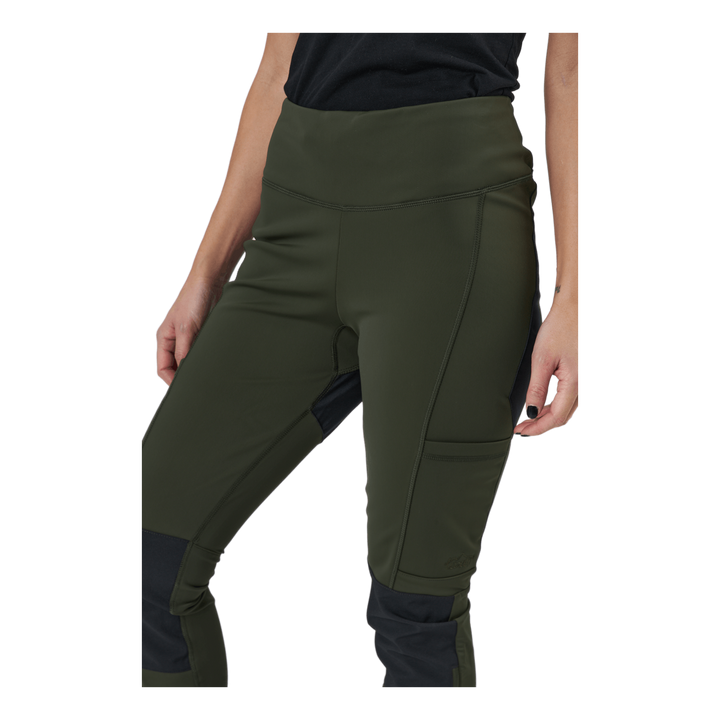 Stina Tights Dark Olive