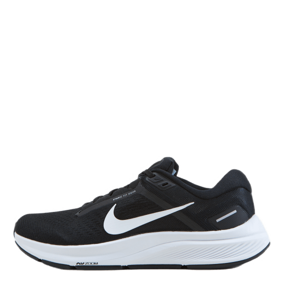 Nike Air Zoom Structure 24 Women s Road Running Shoes BLACK WHITE Sportamore