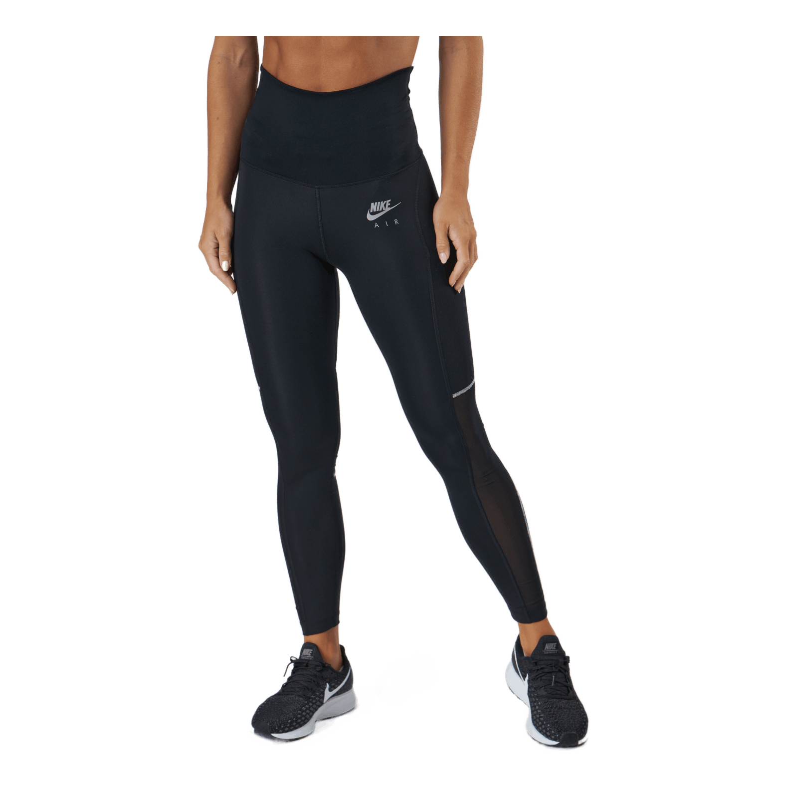 Nike Air Dri-fit Women's 7/8-length Black/white/reflective Silv