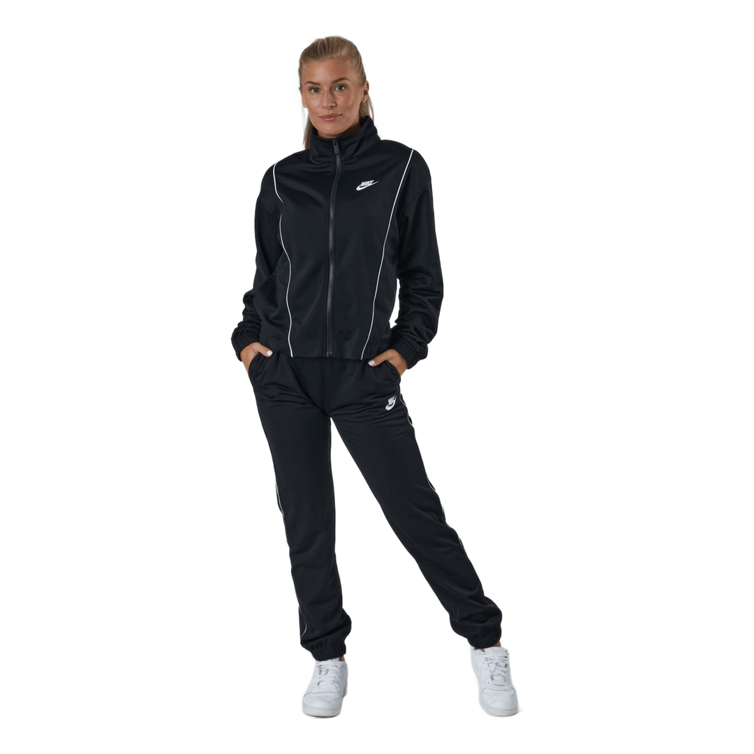 Sportswear Women's Fitted Track Suit BLACK/WHITE/WHITE