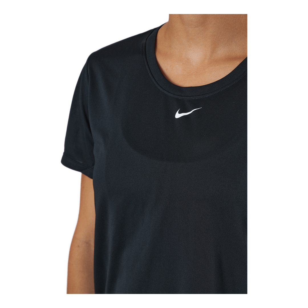 Dri-FIT One Women's Standard Fit Short-Sleeve Top BLACK/WHITE