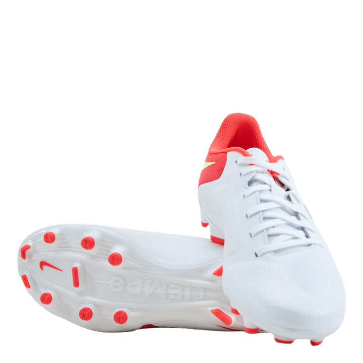 Tiempo Legend 9 Academy Fg/mg  White/volt-bright Crimson
