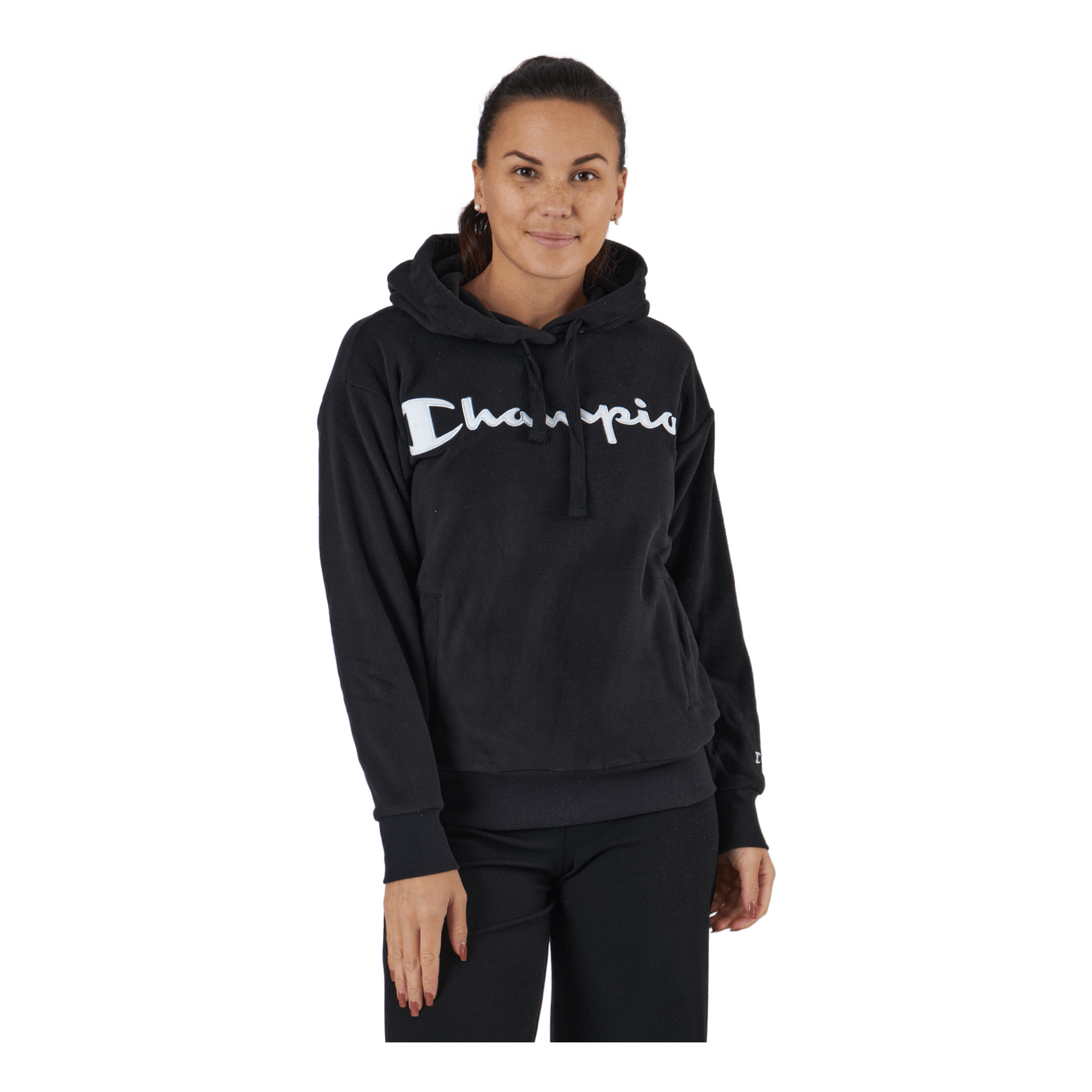 Black champion women's hoodie clearance