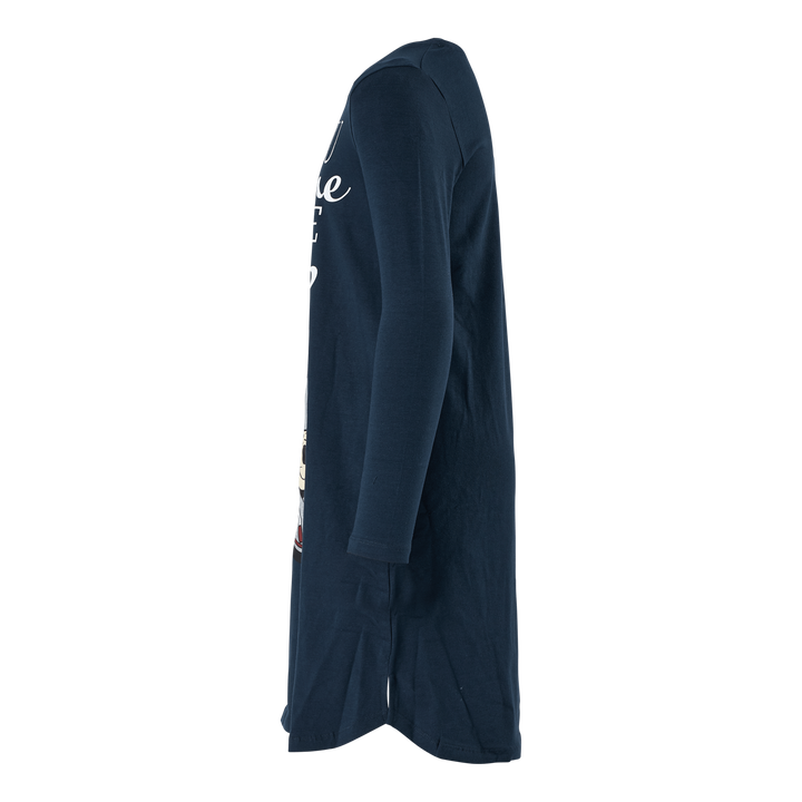 Nkfminnie Amelie Nightdress Wd Dark Sapphire