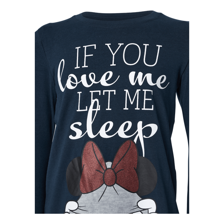Nkfminnie Amelie Nightdress Wd Dark Sapphire