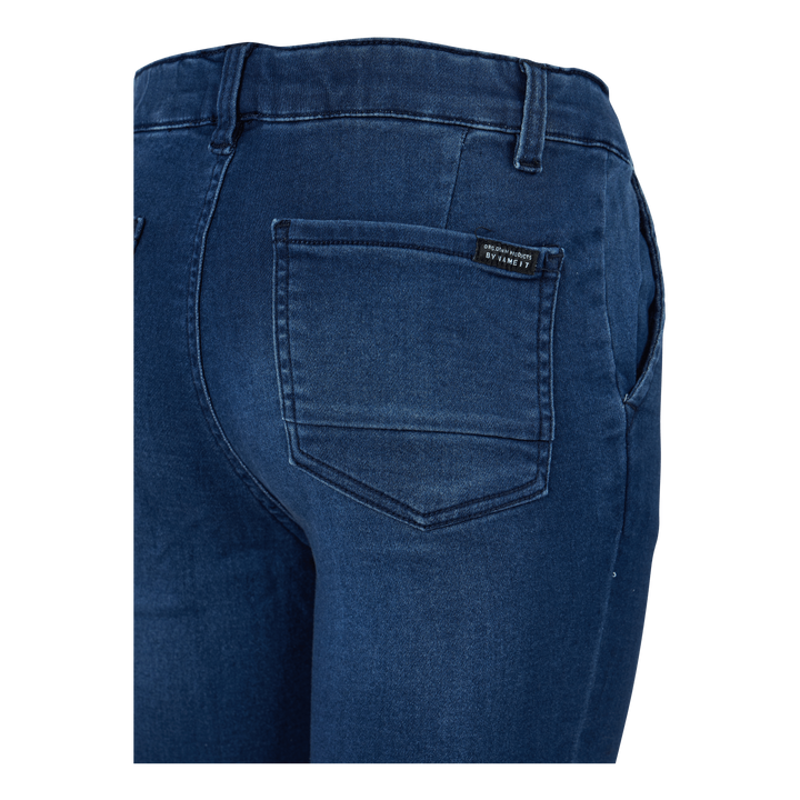 Nkmromeo Dnmathayers Swe Jogge Dark Blue Denim