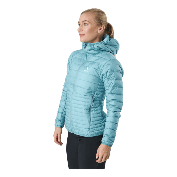Micro Nordic Down Hood Frost Blue
