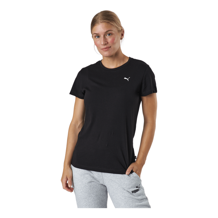 Ess Small Logo Tee Puma Black-cat