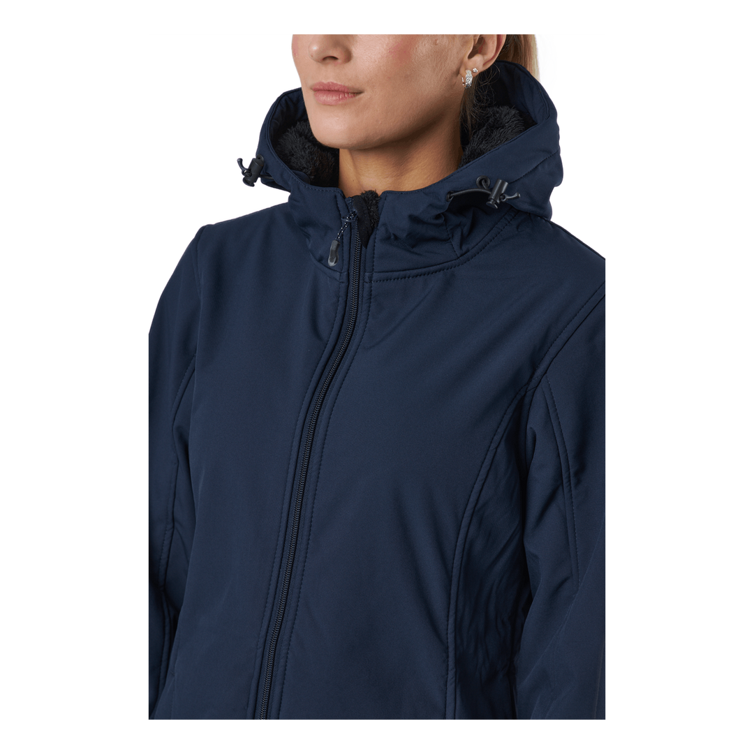 Zadie W Long Softshell Jacket  Navy Blazer