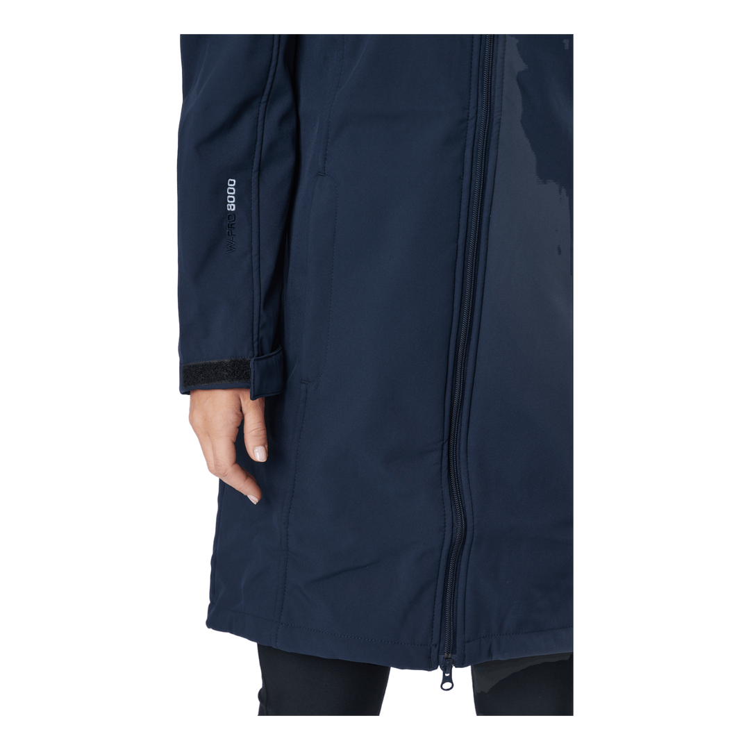 Zadie W Long Softshell Jacket  Navy Blazer