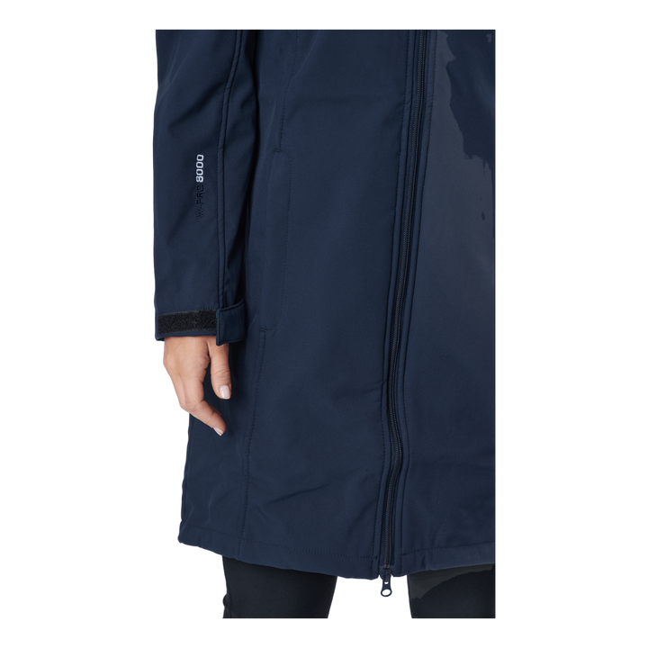 Zadie W Long Softshell Jacket  Navy Blazer