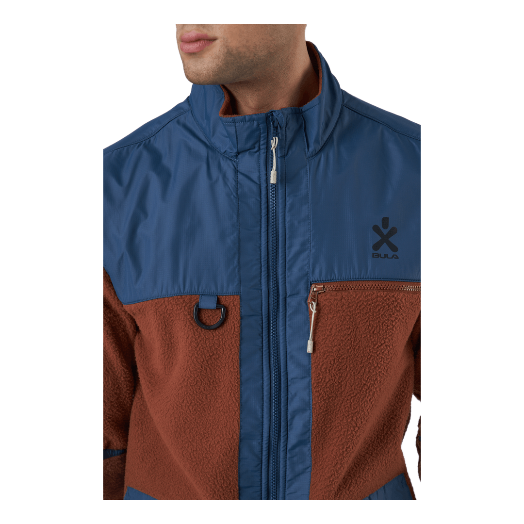 Utility Fleece Jacket Walnut