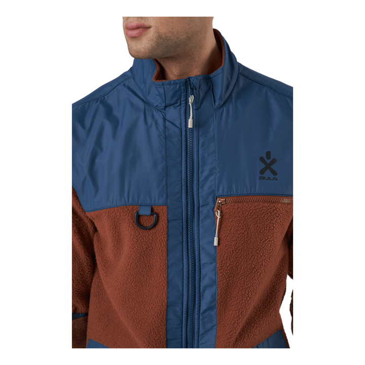 Utility Fleece Jacket Walnut
