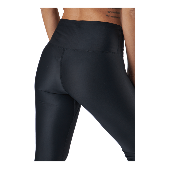 Borg High Waist Solid Tights Black Beauty