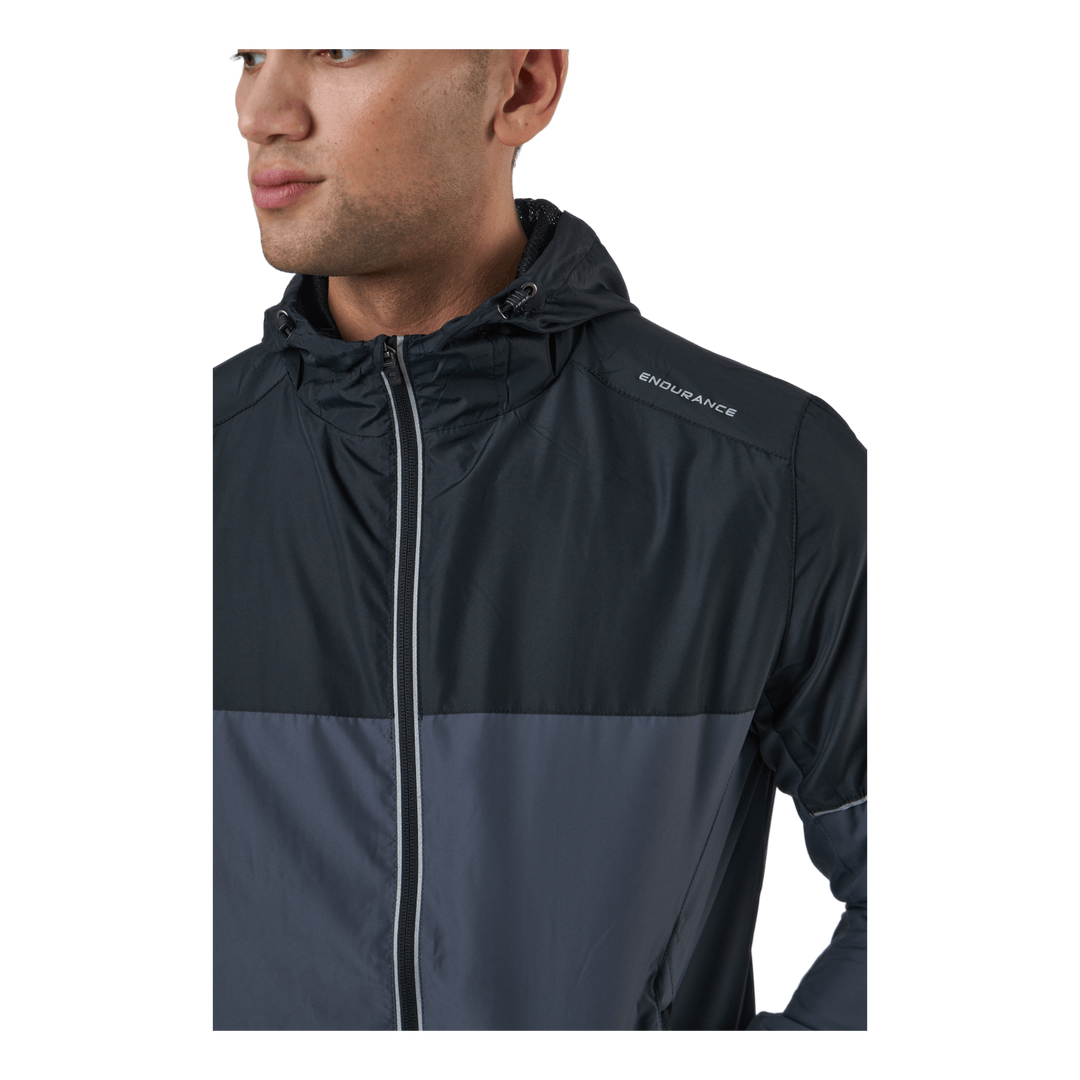 Verbol M Running Jacket W/hood India Ink