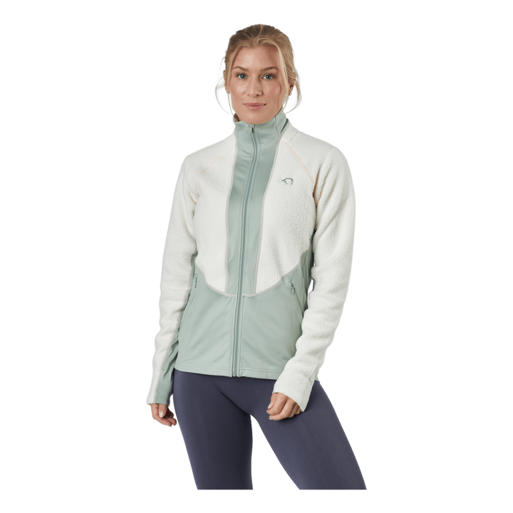 Ragnhild Full Zip Midlayer Nwhite