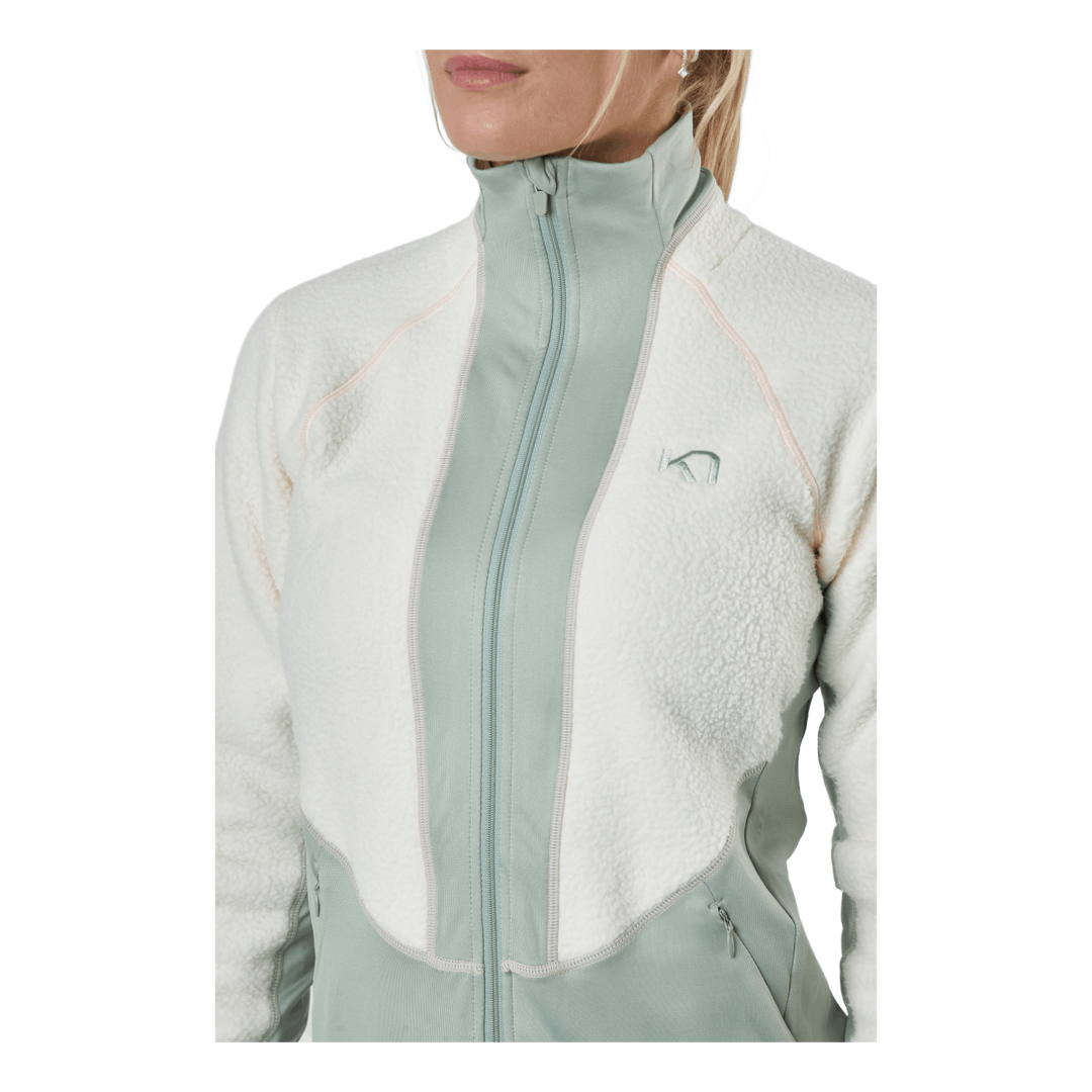 Ragnhild Full Zip Midlayer Nwhite
