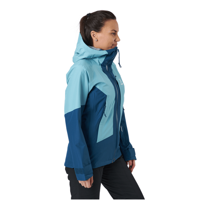 Lumi Jacket Women Dark Ocean/frost Blue